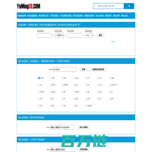 域名批量查询,域名查询工具